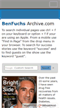 Mobile Screenshot of benfuchsarchive.com